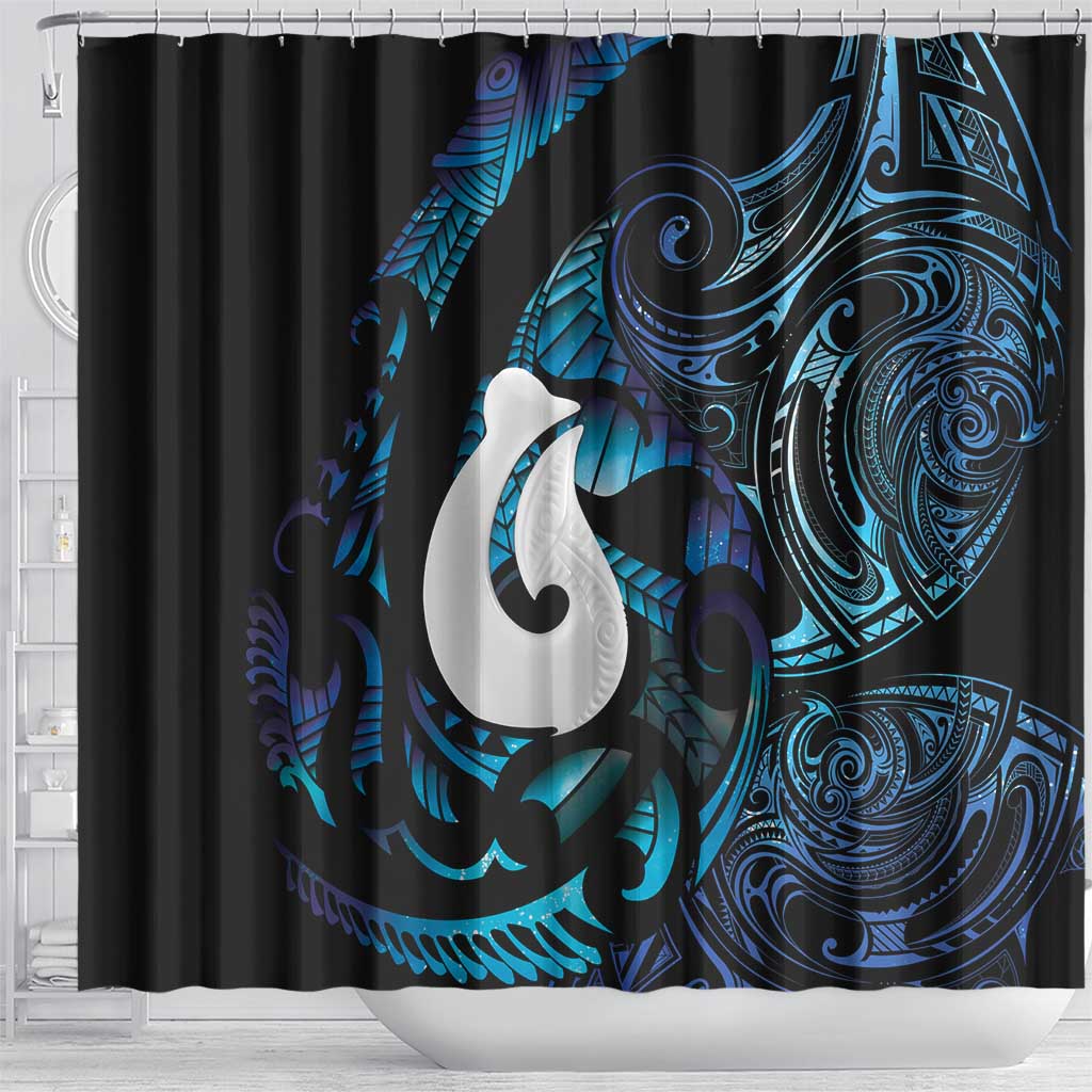 Hei Matau New Zealand Matariki Shower Curtain NZ Fish Hook Maori Art LT14 - Polynesian Pride