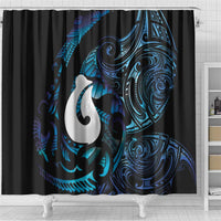 Hei Matau New Zealand Matariki Shower Curtain NZ Fish Hook Maori Art LT14 - Polynesian Pride