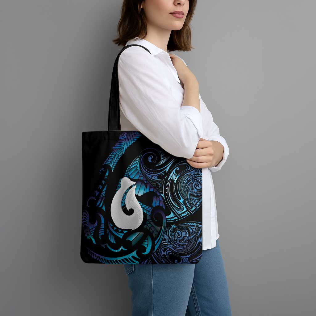 Hei Matau New Zealand Matariki Tote Bag NZ Fish Hook Maori Art LT14 - Polynesian Pride