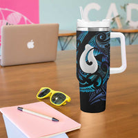 Hei Matau New Zealand Matariki Tumbler With Handle NZ Fish Hook Maori Art LT14 - Polynesian Pride