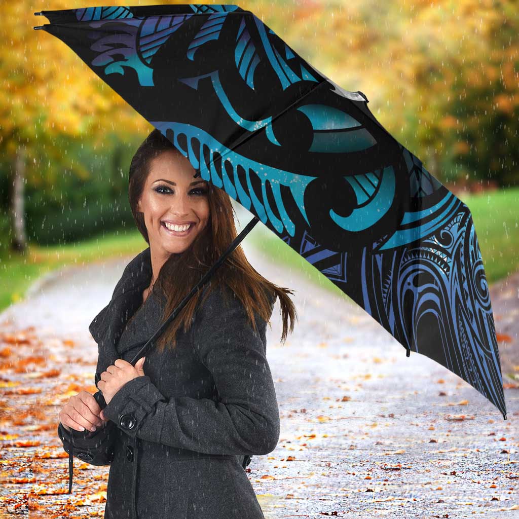 Hei Matau New Zealand Matariki Umbrella NZ Fish Hook Maori Art LT14 - Polynesian Pride