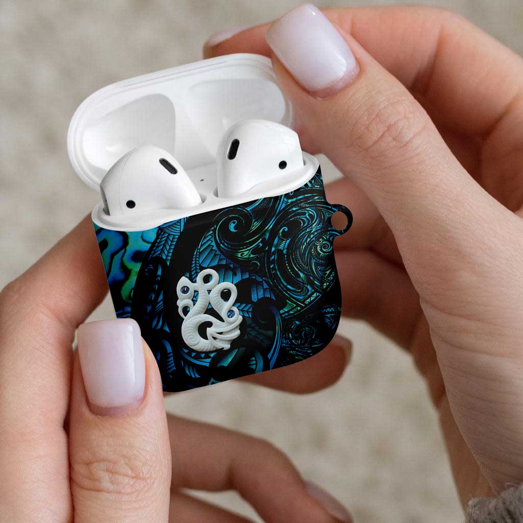 Manaia New Zealand Matariki AirPods Case NZ Paua Shell Maori Art LT14 - Polynesian Pride