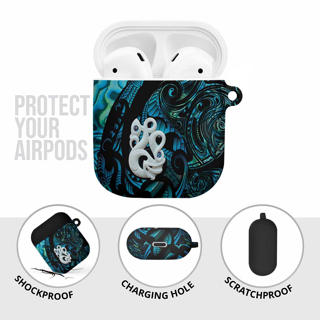 Manaia New Zealand Matariki AirPods Case NZ Paua Shell Maori Art LT14 - Polynesian Pride