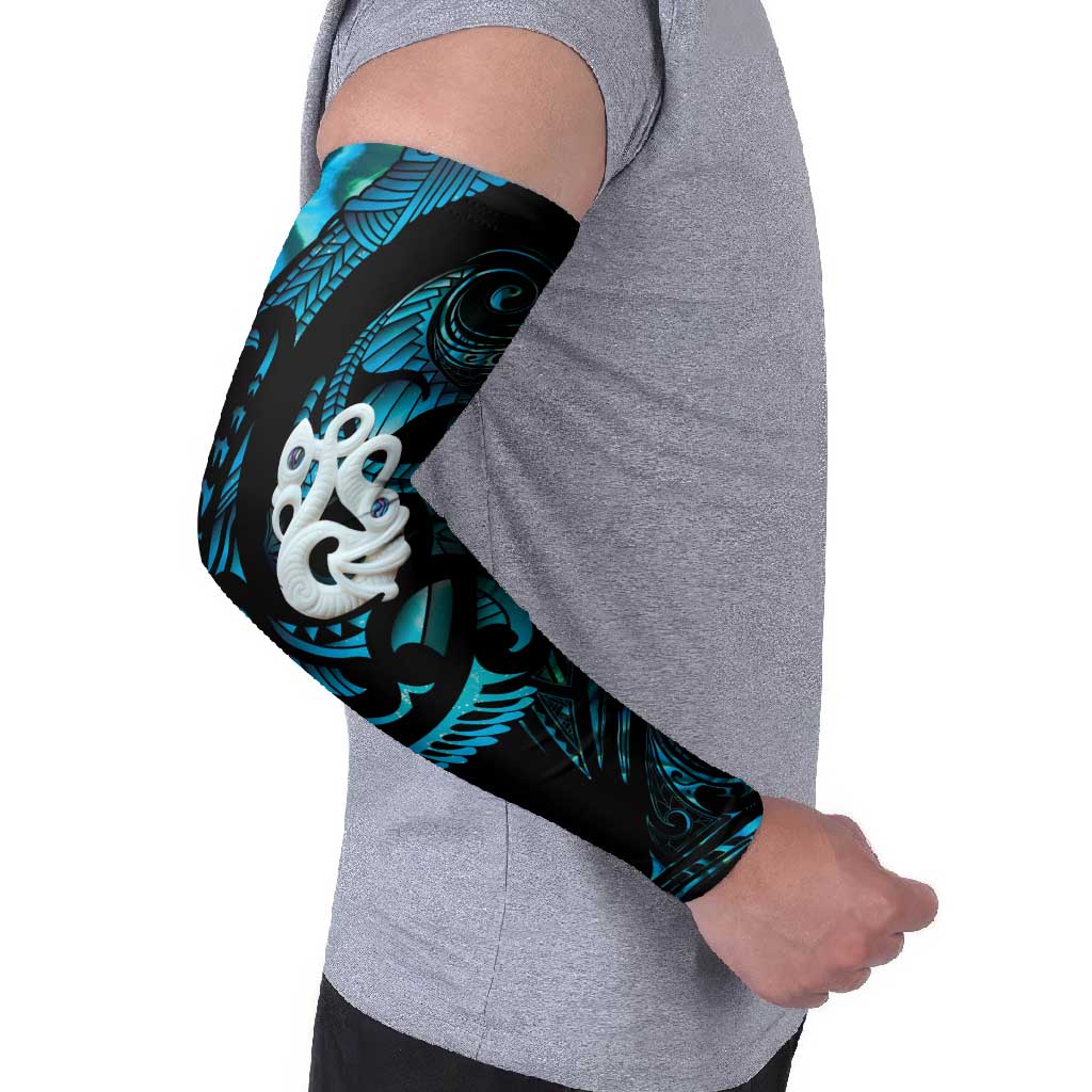 Manaia New Zealand Matariki Arm Sleeves NZ Paua Shell Maori Art LT14 - Polynesian Pride