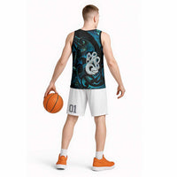 Manaia New Zealand Matariki Basketball Jersey NZ Paua Shell Maori Art LT14 - Polynesian Pride