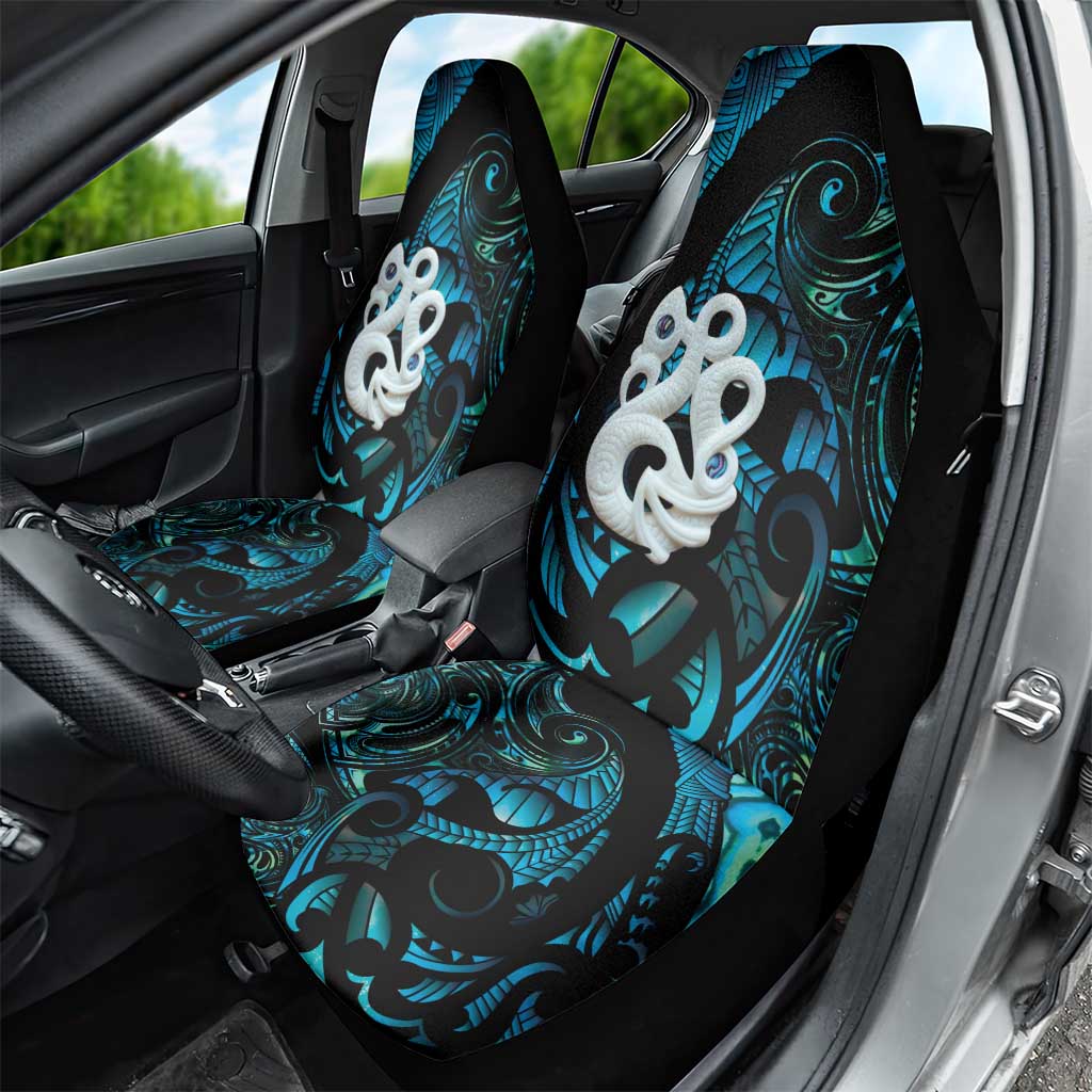 Manaia New Zealand Matariki Car Seat Cover NZ Paua Shell Maori Art LT14 - Polynesian Pride