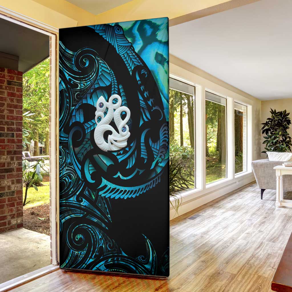 Manaia New Zealand Matariki Door Cover NZ Paua Shell Maori Art LT14 - Polynesian Pride