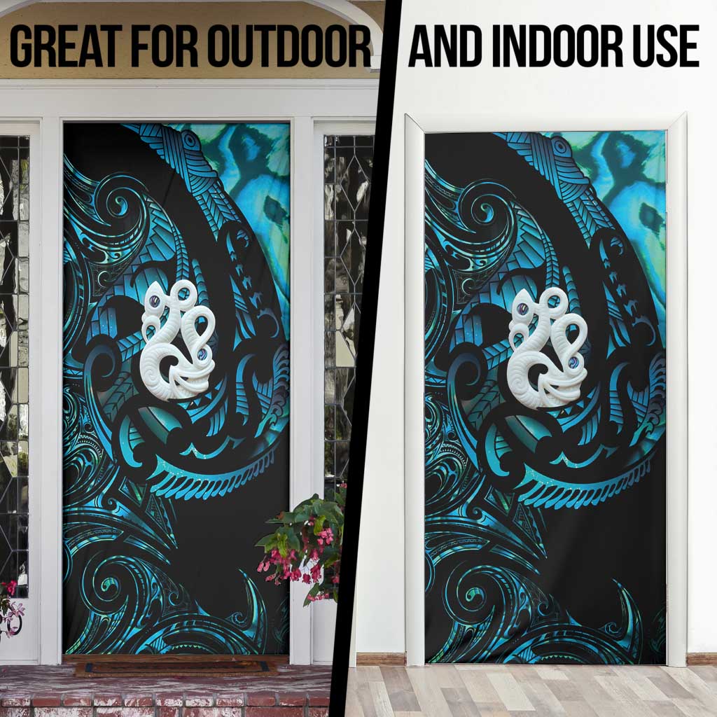 Manaia New Zealand Matariki Door Cover NZ Paua Shell Maori Art LT14 - Polynesian Pride
