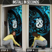 Manaia New Zealand Matariki Door Cover NZ Paua Shell Maori Art LT14 - Polynesian Pride