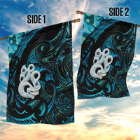 Manaia New Zealand Matariki Garden Flag NZ Paua Shell Maori Art LT14 - Polynesian Pride