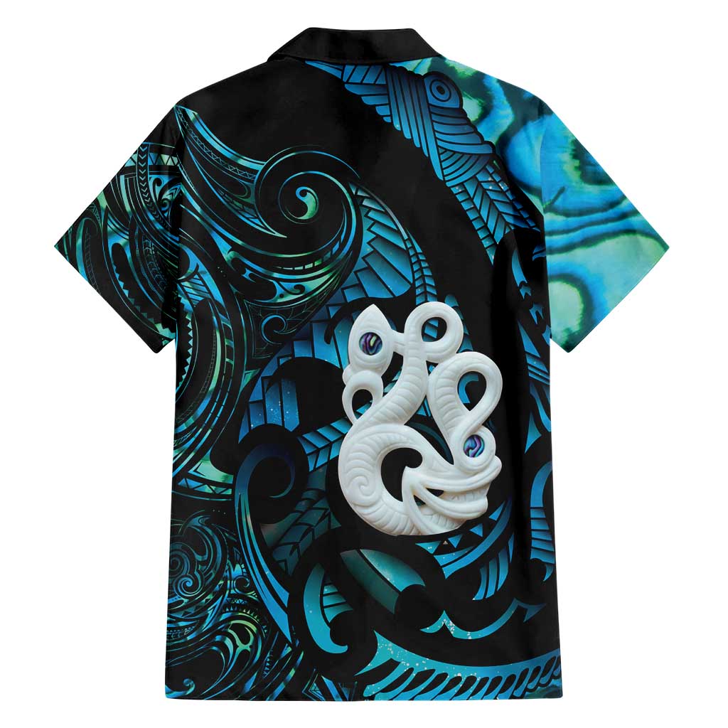 Manaia New Zealand Matariki Hawaiian Shirt NZ Paua Shell Maori Art