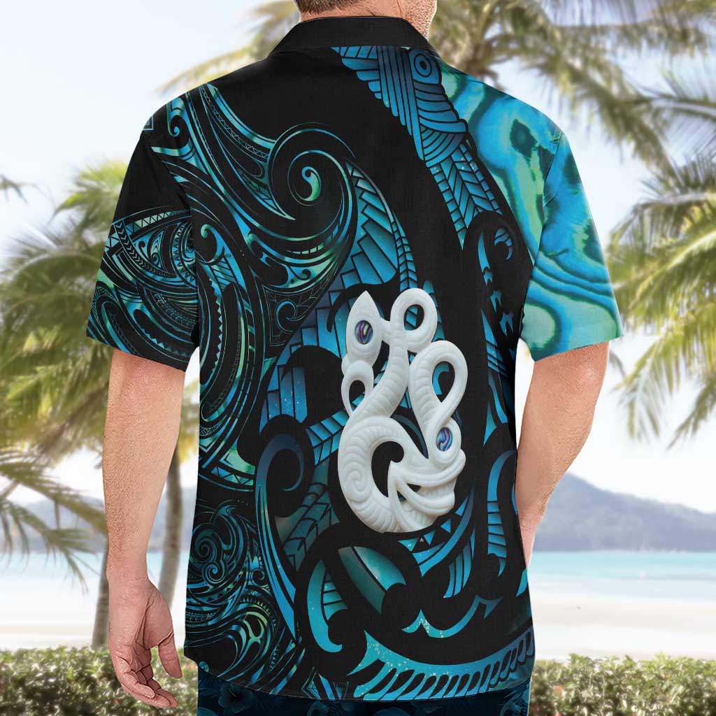 Manaia New Zealand Matariki Hawaiian Shirt NZ Paua Shell Maori Art