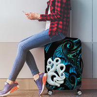 Manaia New Zealand Matariki Luggage Cover NZ Paua Shell Maori Art LT14 - Polynesian Pride