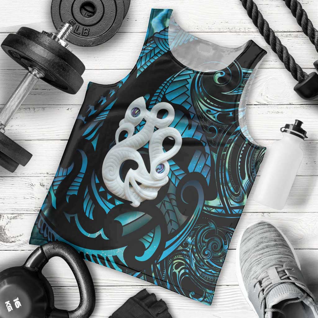 Manaia New Zealand Matariki Men Tank Top NZ Paua Shell Maori Art LT14 - Polynesian Pride