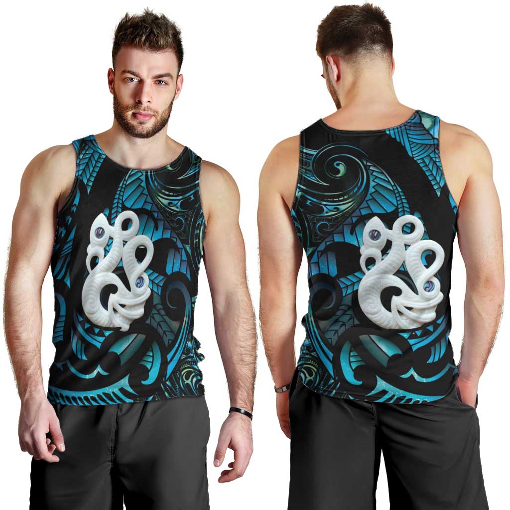 Manaia New Zealand Matariki Men Tank Top NZ Paua Shell Maori Art LT14 - Polynesian Pride