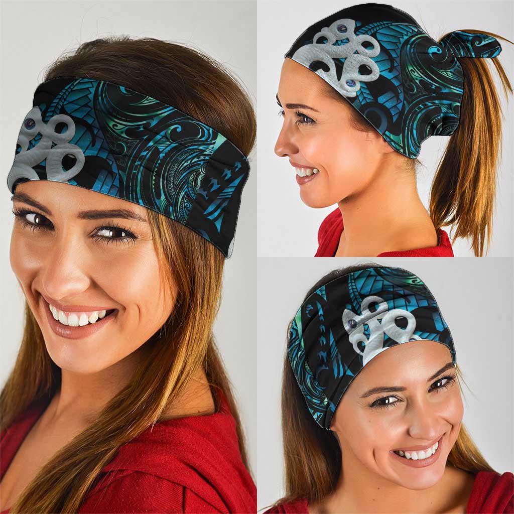 Manaia New Zealand Matariki Neck Gaiter NZ Paua Shell Maori Art LT14 - Polynesian Pride