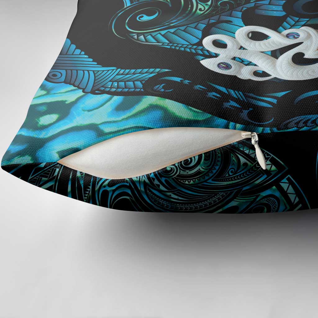 Manaia New Zealand Matariki Pillow Cover NZ Paua Shell Maori Art LT14 - Polynesian Pride