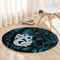 Manaia New Zealand Matariki Round Carpet NZ Paua Shell Maori Art LT14 - Polynesian Pride