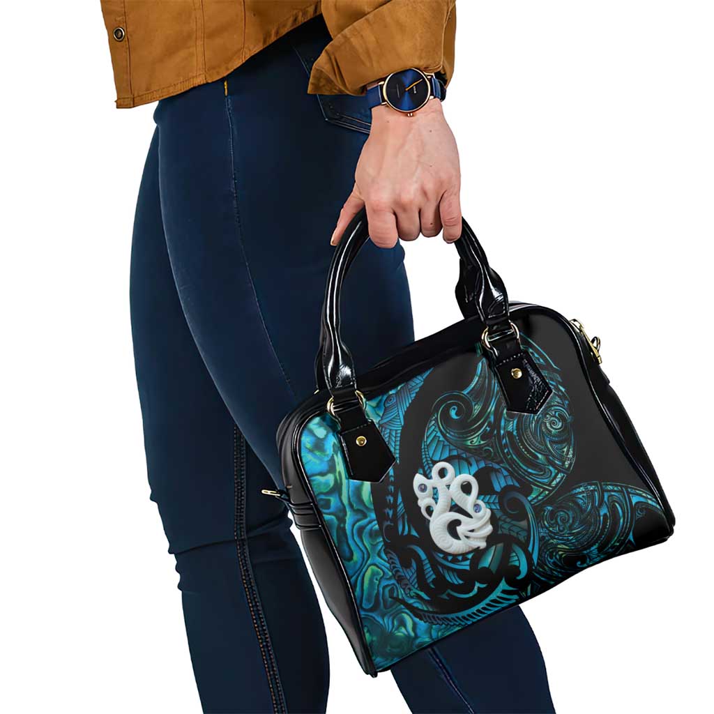 Manaia New Zealand Matariki Shoulder Handbag NZ Paua Shell Maori Art LT14 - Polynesian Pride