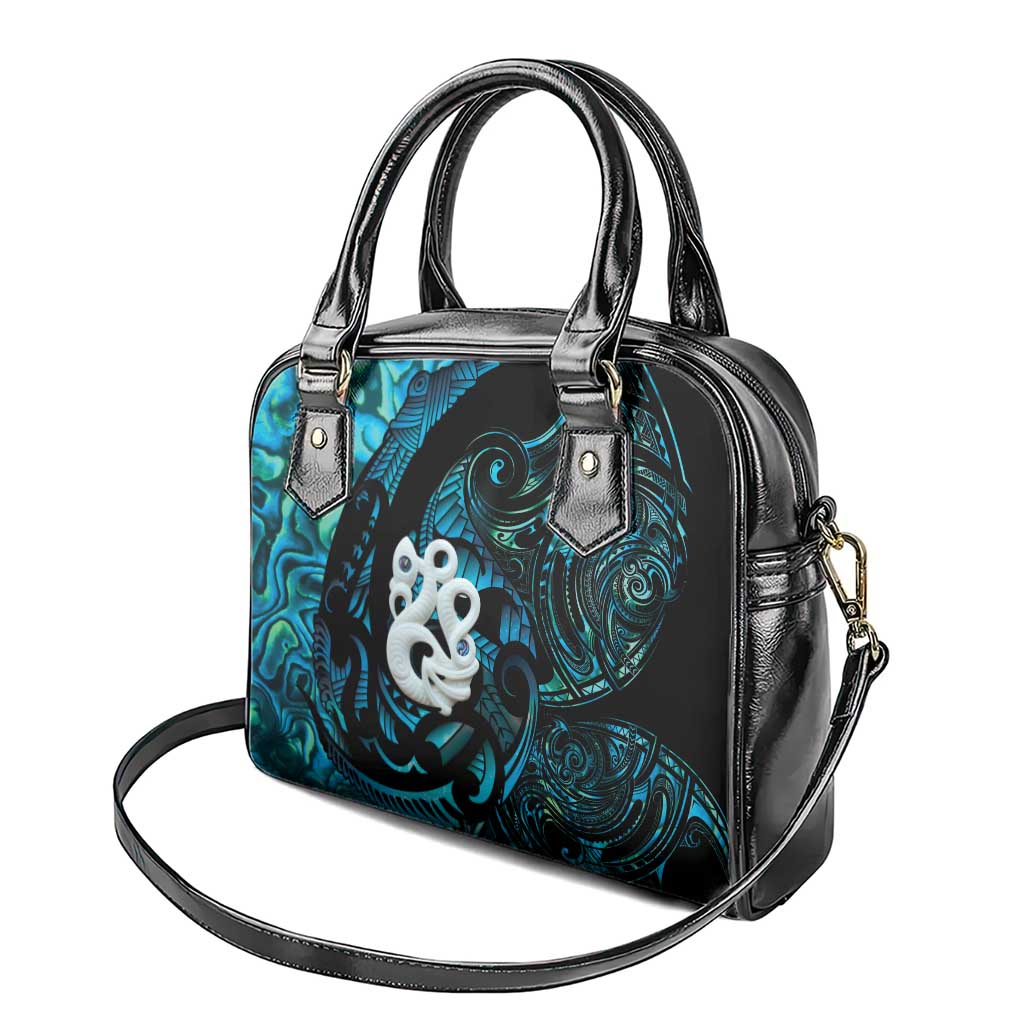 Manaia New Zealand Matariki Shoulder Handbag NZ Paua Shell Maori Art LT14 - Polynesian Pride