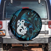 Manaia New Zealand Matariki Spare Tire Cover NZ Paua Shell Maori Art LT14 Turquoise - Polynesian Pride