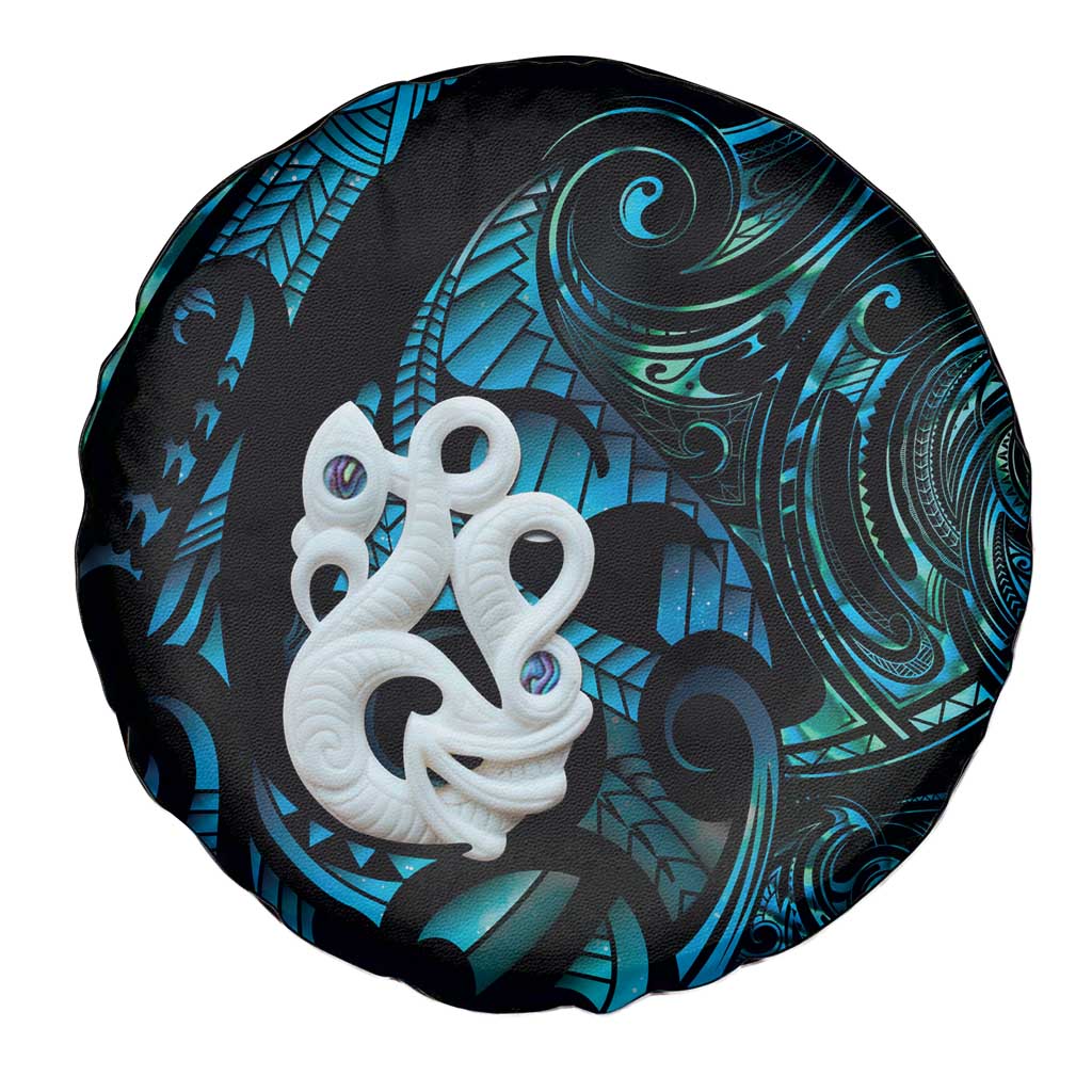Manaia New Zealand Matariki Spare Tire Cover NZ Paua Shell Maori Art LT14 - Polynesian Pride