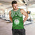 Personalised Marshall Islands Men Tank Top Green Polynesian Tribal Mix Coat Of Arms LT14 - Polynesian Pride