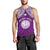 Personalised Marshall Islands Men Tank Top Purple Polynesian Tribal Mix Coat Of Arms LT14 - Polynesian Pride