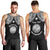 Personalised Marshall Islands Men Tank Top Black Polynesian Tribal Mix Coat Of Arms LT14 - Polynesian Pride