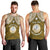 Personalised Marshall Islands Men Tank Top Gold Polynesian Tribal Mix Coat Of Arms LT14 - Polynesian Pride