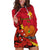 Personalised Remembrance Day PNG Hoodie Dress Papua New Guinea We Will Remember Them LT14 Red - Polynesian Pride