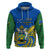 Polynesian Pride Independence Day Solomon Islands Hoodie Happy 45th Anniversary LT14 Blue - Polynesian Pride