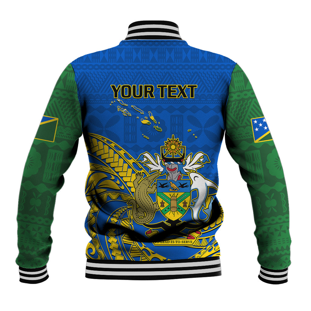 Personalised Independence Day Solomon Islands Baseball Jacket Happy 45th Anniversary LT14 - Polynesian Pride