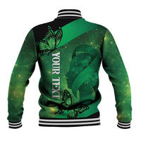 Personalised World Mental Health Awareness Month Baseball Jacket Warriors Brave Strong Galaxy Vibes LT14 - Polynesian Pride