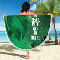 World Mental Health Awareness Month Beach Blanket Warriors Brave Strong Galaxy Vibes LT14 - Polynesian Pride