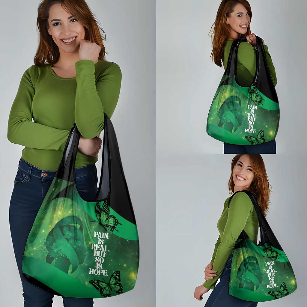 World Mental Health Awareness Month Grocery Bag Warriors Brave Strong Galaxy Vibes LT14 - Polynesian Pride