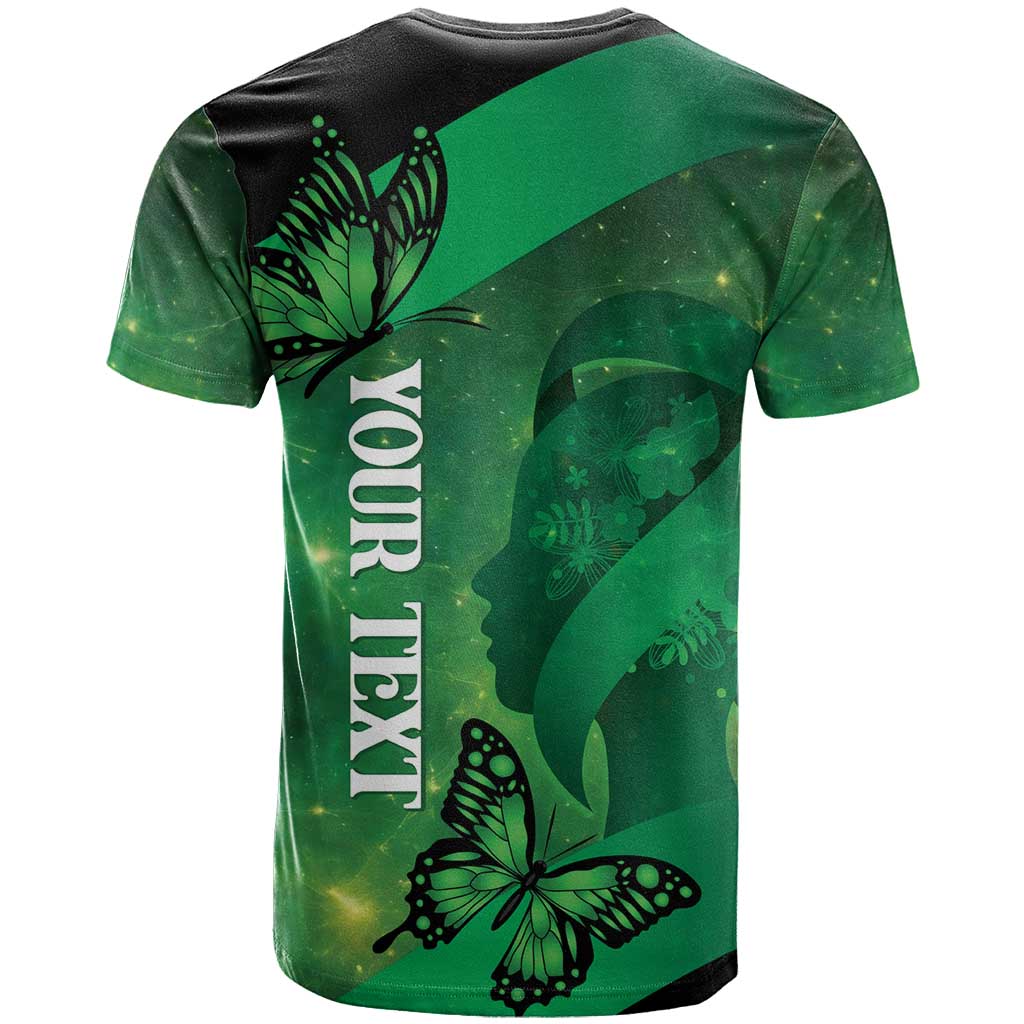 Personalised World Mental Health Awareness Month T Shirt Warriors Brave Strong Galaxy Vibes