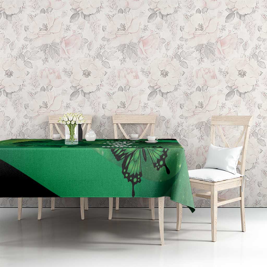 World Mental Health Awareness Month Tablecloth Warriors Brave Strong Galaxy Vibes LT14 - Polynesian Pride