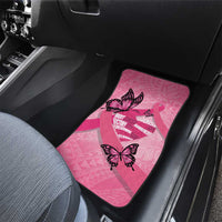 Polynesia Breast Cancer Awareness Month Car Mats Pink Ribbon Mix Butterflies LT14 - Polynesian Pride