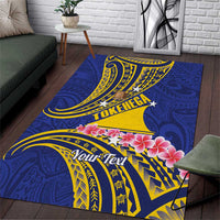 Personalised Tokelau Tokehega Day Area Rug Tokelauan Tatau Flag Color - Polynesian Pride