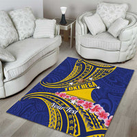 Personalised Tokelau Tokehega Day Area Rug Tokelauan Tatau Flag Color - Polynesian Pride