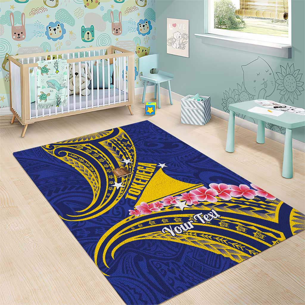 Personalised Tokelau Tokehega Day Area Rug Tokelauan Tatau Flag Color - Polynesian Pride