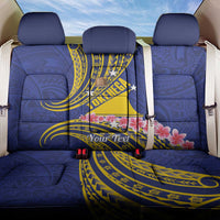 Personalised Tokelau Tokehega Day Back Car Seat Cover Tokelauan Tatau Flag Color - Polynesian Pride