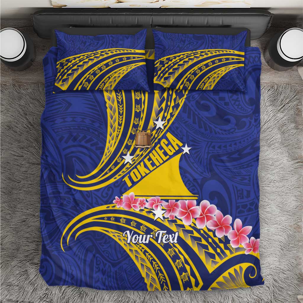 Personalised Tokelau Tokehega Day Bedding Set Tokelauan Tatau Flag Color - Polynesian Pride