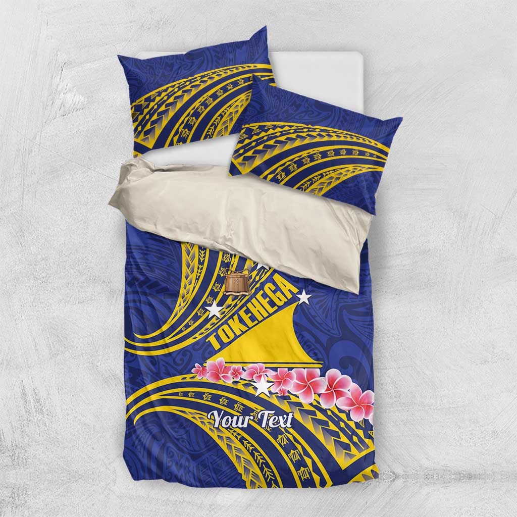 Personalised Tokelau Tokehega Day Bedding Set Tokelauan Tatau Flag Color - Polynesian Pride