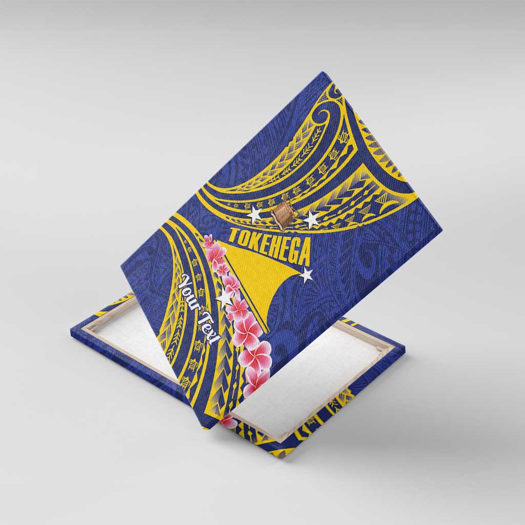 Personalised Tokelau Tokehega Day Canvas Wall Art Tokelauan Tatau Flag Color - Polynesian Pride