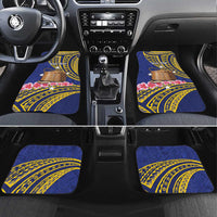 Personalised Tokelau Tokehega Day Car Mats Tokelauan Tatau Flag Color - Polynesian Pride