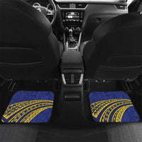 Personalised Tokelau Tokehega Day Car Mats Tokelauan Tatau Flag Color - Polynesian Pride