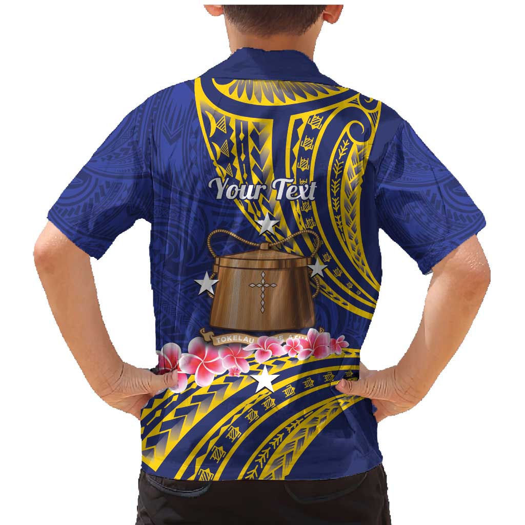Personalised Tokelau Tokehega Day Family Matching Mermaid Dress and Hawaiian Shirt Tokelauan Tatau Flag Color - Polynesian Pride