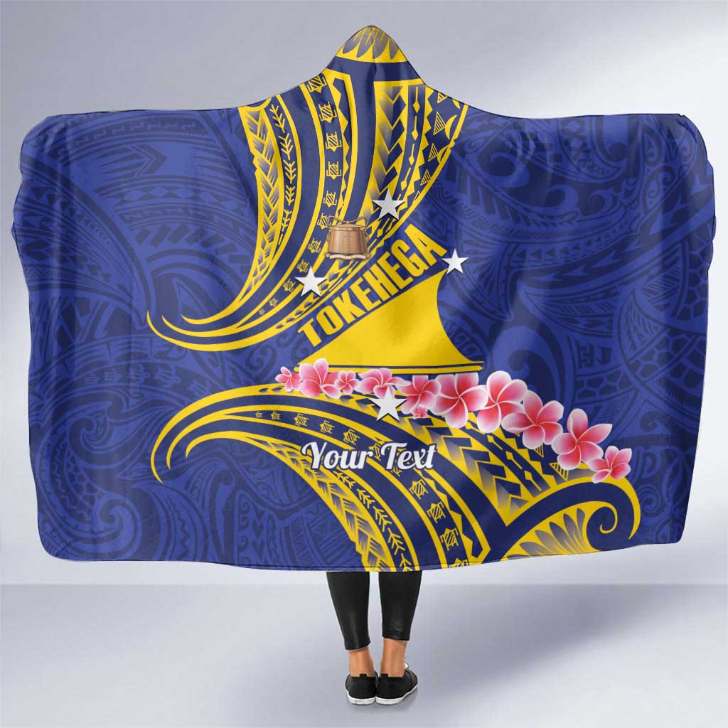 Personalised Tokelau Tokehega Day Hooded Blanket Tokelauan Tatau Flag Color - Polynesian Pride